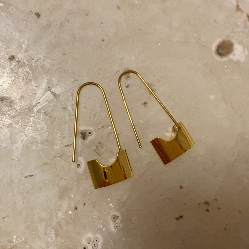 Gold Fashion Earrings